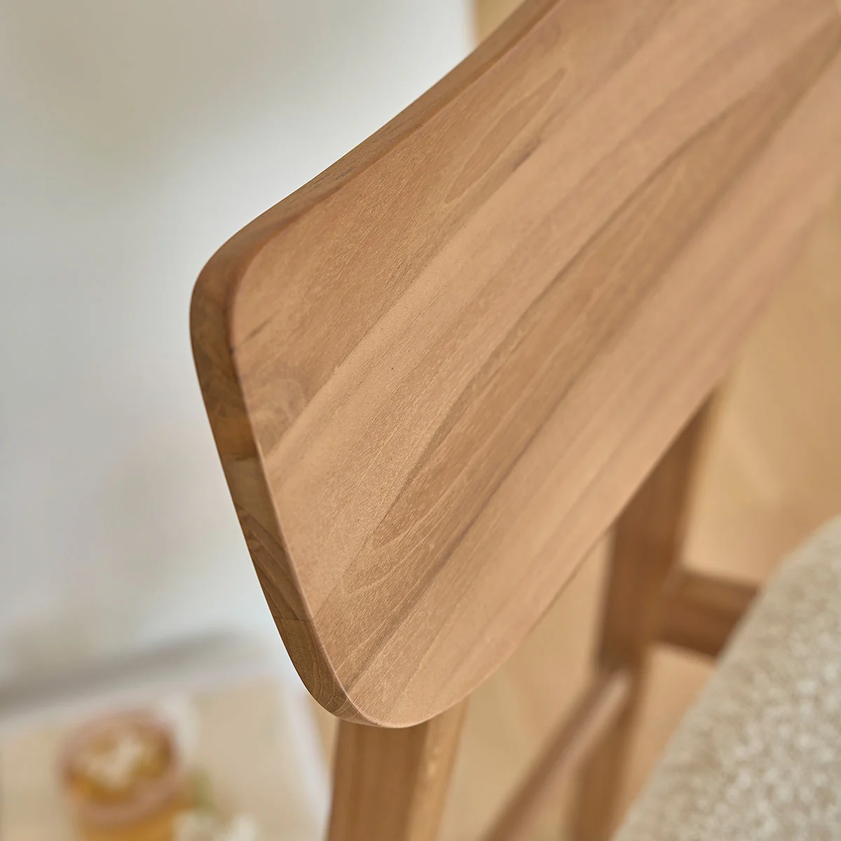 Chaise Adele - Teck - Ecru - Image 5