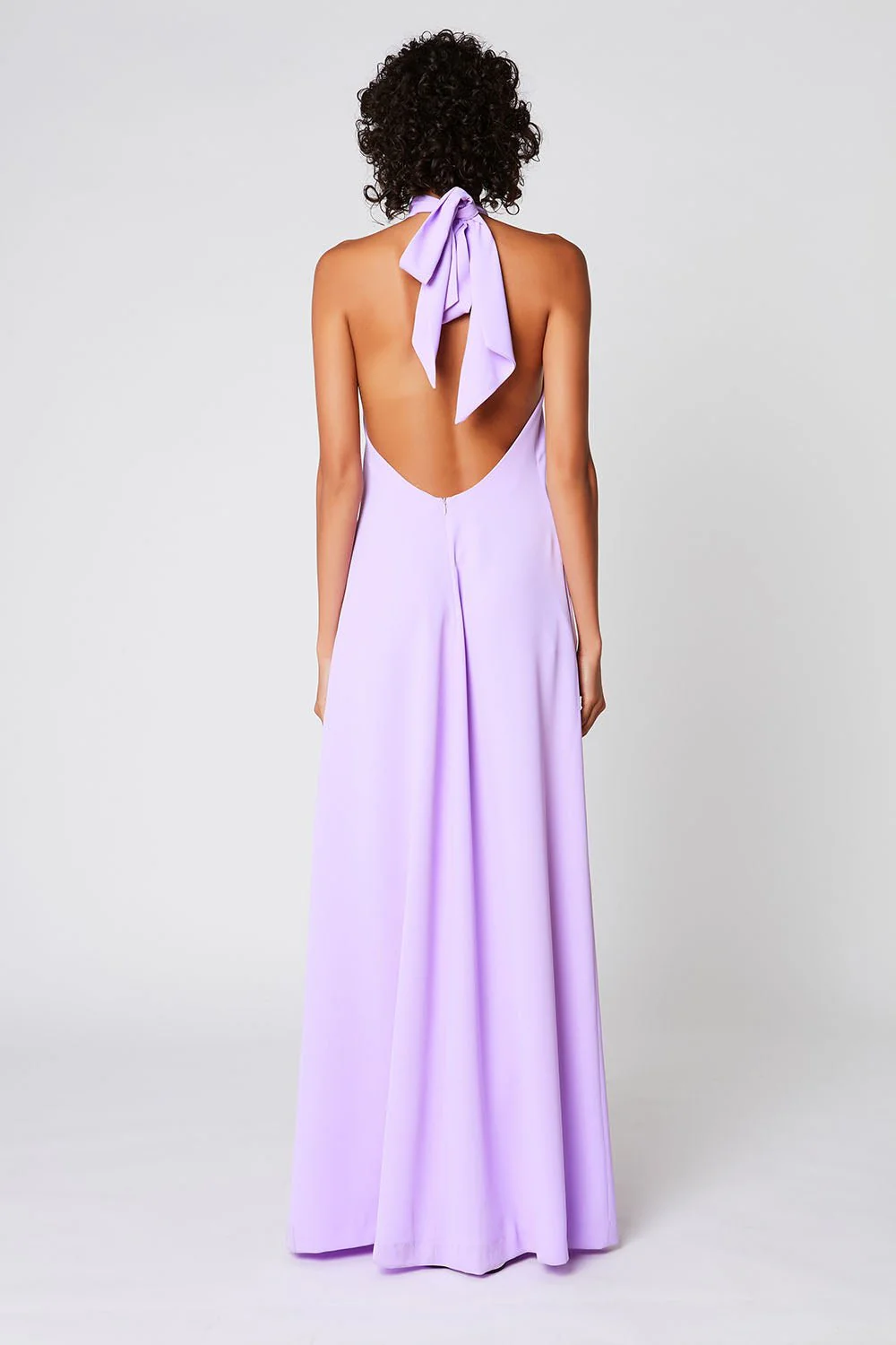 Paul & Joe - Robe Longue Ajustée Dos Nu Et Col écharpe Noué - Image 3