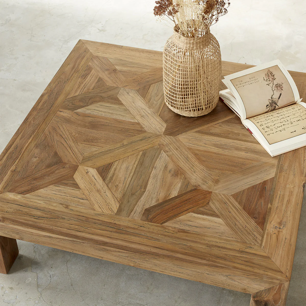 Table Basse Cargo - Teck Recyclé Fsc Mixte - Naturel - Image 3