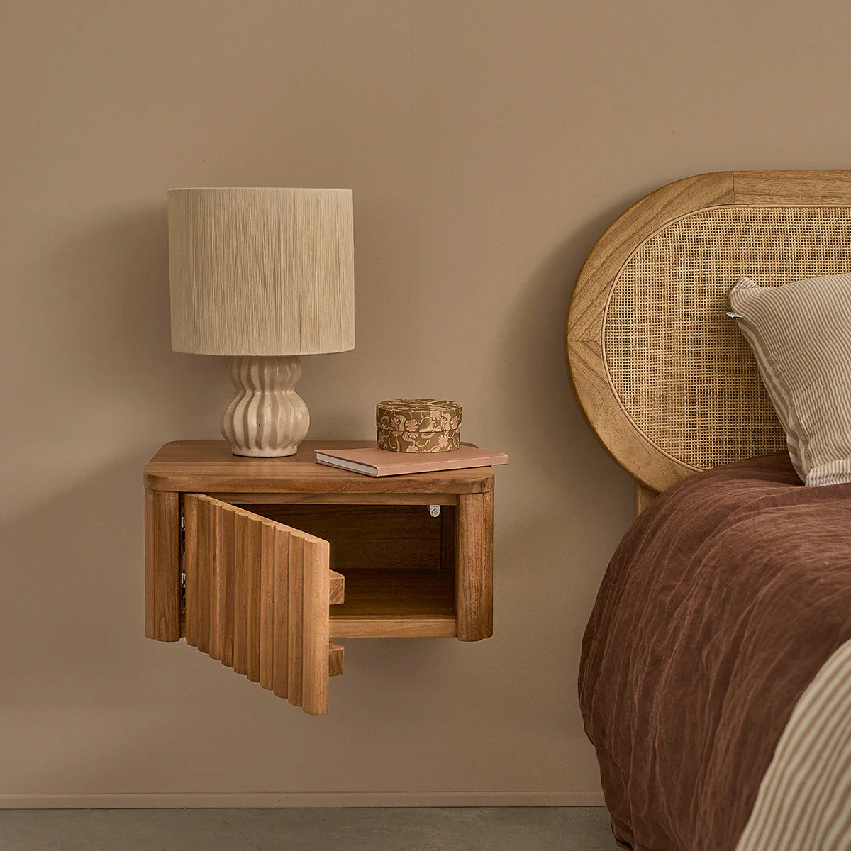 Table De Chevet Belize - Teck - Naturel - Image 3