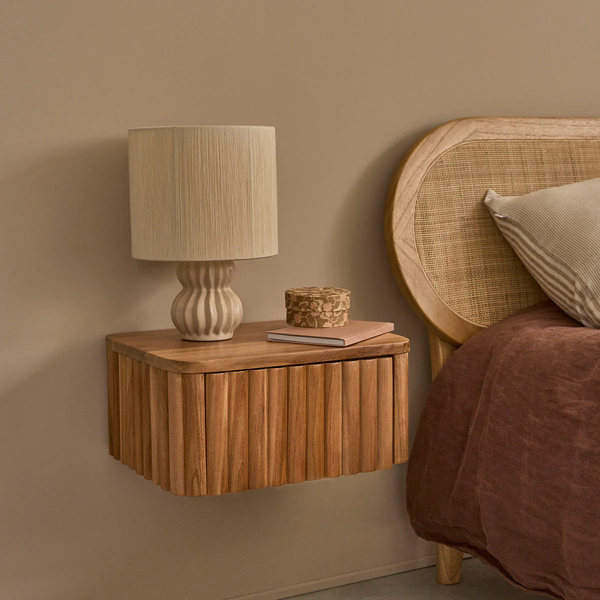 Table De Chevet Belize - Teck - Naturel - Image 4
