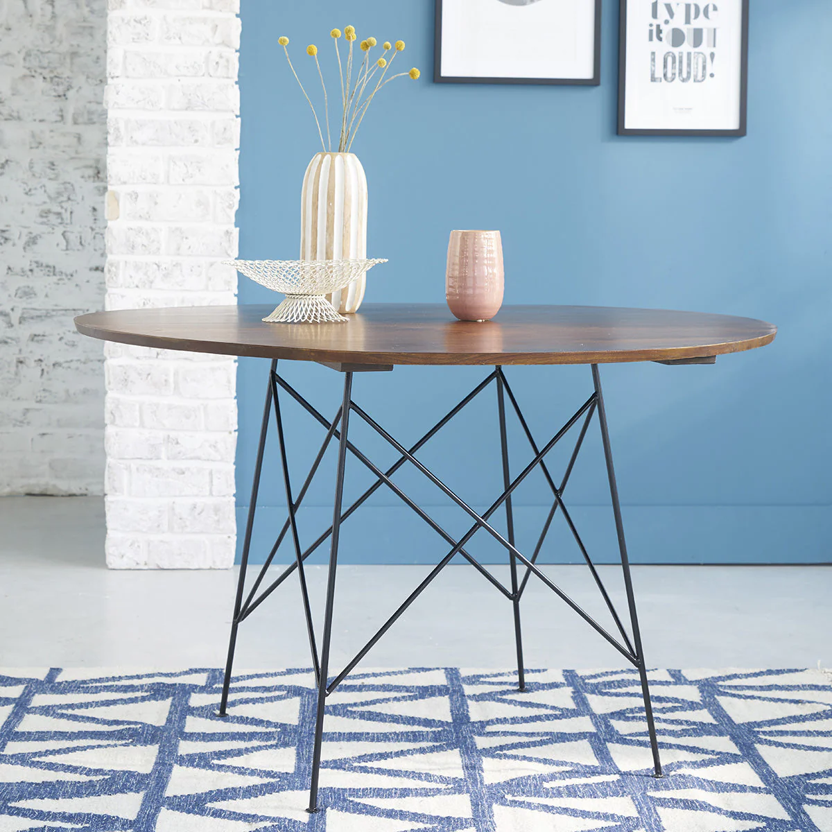 Table À Manger Milo - Mindi - Marron - Image 3