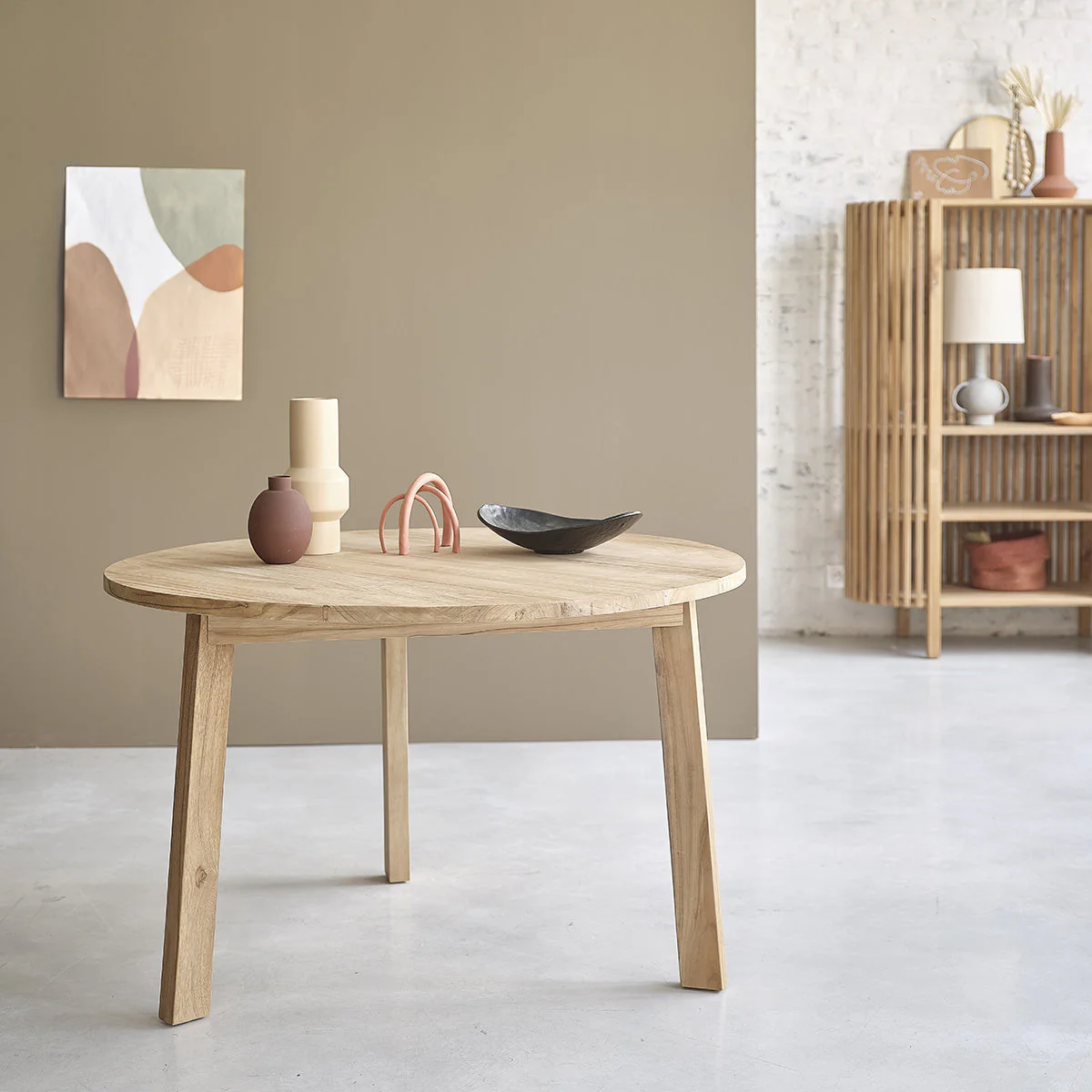 Table À Manger Aldo - Teck - Naturel - Image 3