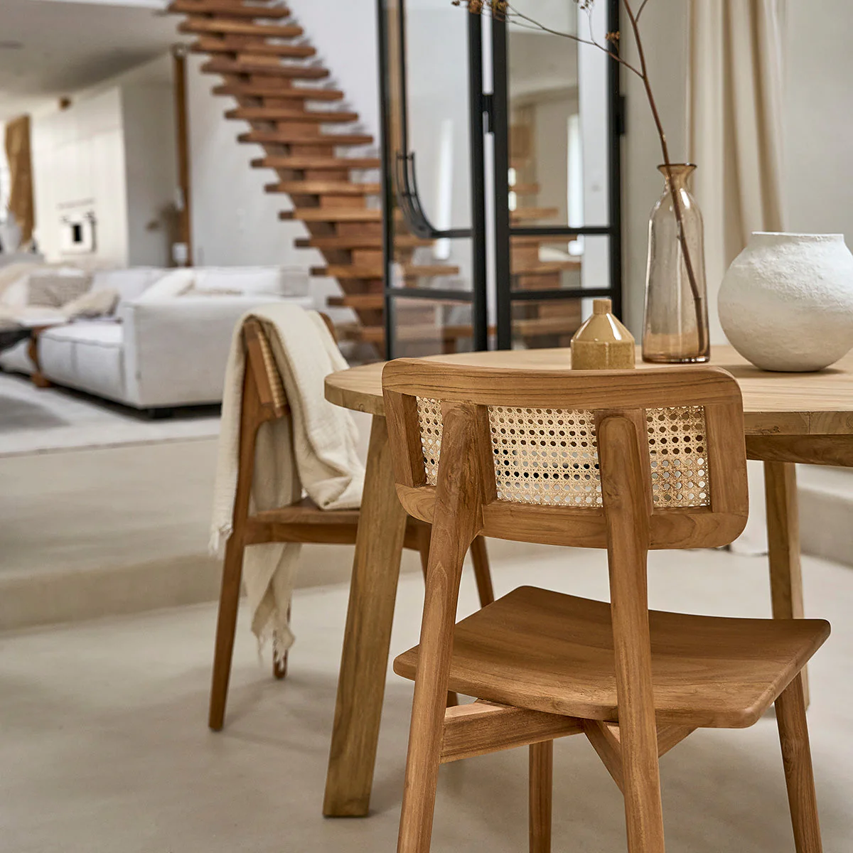 Table À Manger Aldo - Teck - Naturel - Image 7