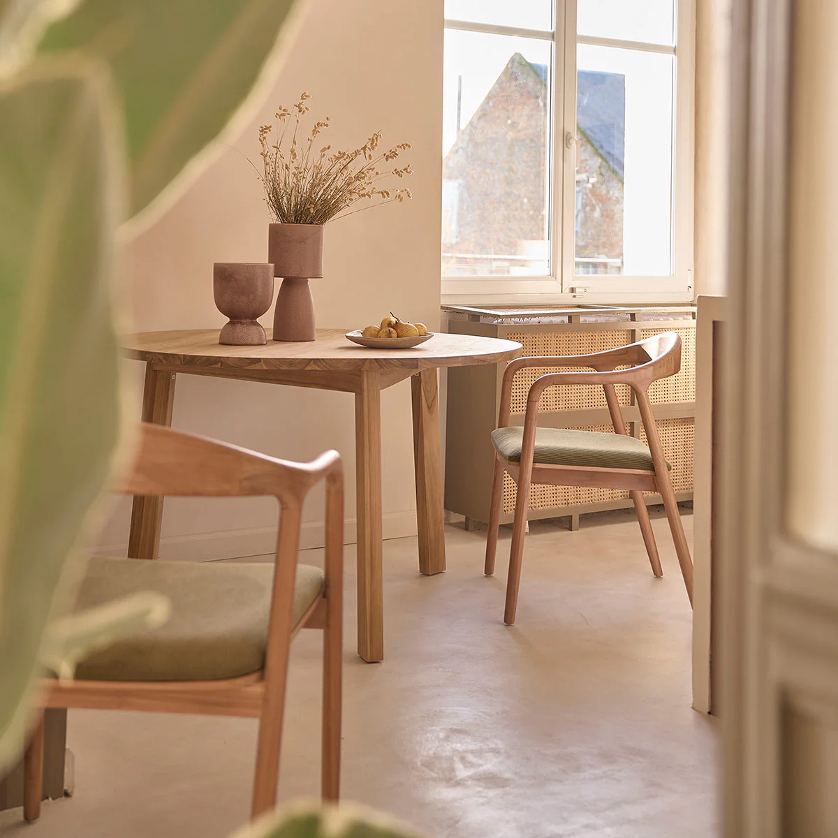 Table À Manger Aldo - Teck - Naturel - Image 8