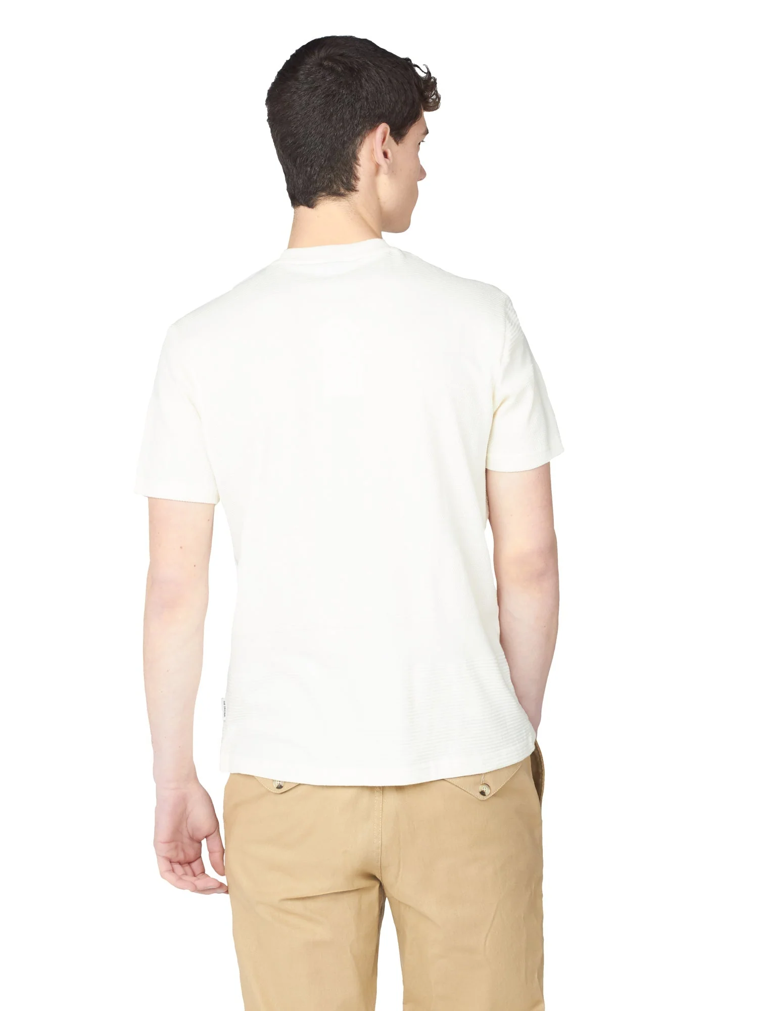 T-Shirt Texturé - Blanc - Image 3